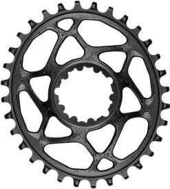AbsoluteBLACKOval Direct Mount Chainring For SRAM 3-Bolt 3mm Offset