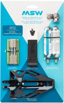 MSWRide And Repair Kit W/Water Bottle Cage