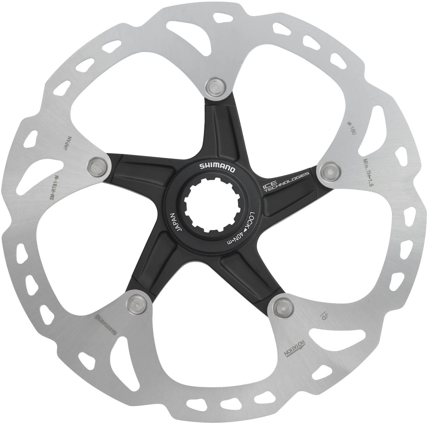 ShimanoDeore XT Center Lock Ice-Tech Rotor (180mm)