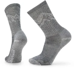 SmartwoolHike Classic Edition Light Cushion Mountain Pattern Crew Socks