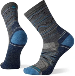 SmartwoolHike Light Cushion Mountain Range Pattern Crew Socks