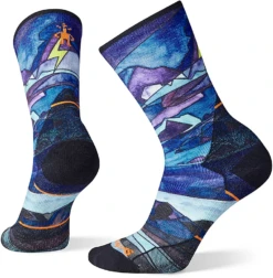 SmartwoolWomen's Athlete Edition Run Print Crew Socks