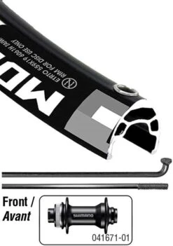 Wheel ShopAlex MD19/Shimano MT400 27.5-inch Front